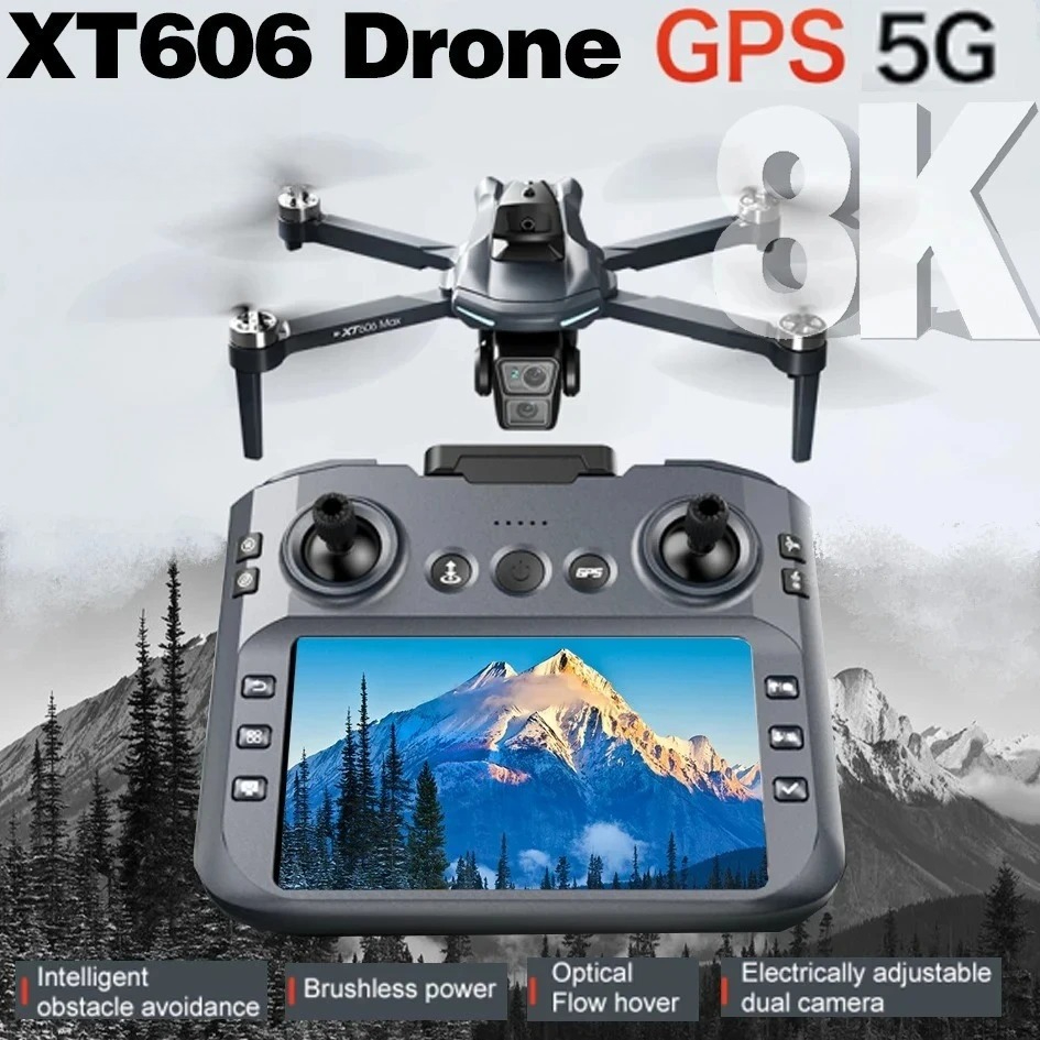 Drone Camera Night Vision - โดรนรุ่น Original XT606 ระดับมืออาชีพ กล้อง 8K