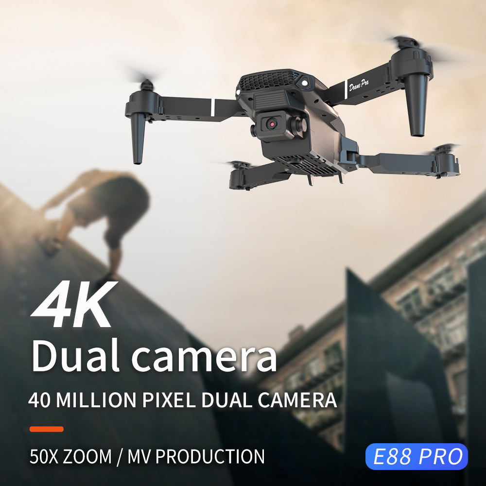 โดรนรุ่นใหม่ E88 ปี 2026 ระดับ - Drone Camera Professional บทวิจารณ์และราคา