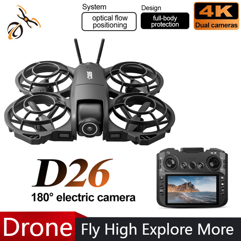 โดรน D26 4K ถ่ายภาพทางอากาศ HD - Drone Camera 4K บทวิจารณ์และราคา