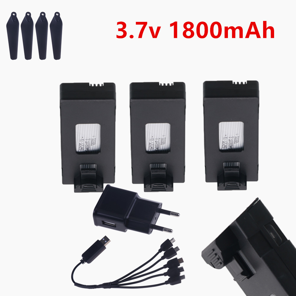 แบตเตอรี่ลิโพ 3.7V แบบชาร์จได้ - Eachine Drone E58 บทวิจารณ์และราคา